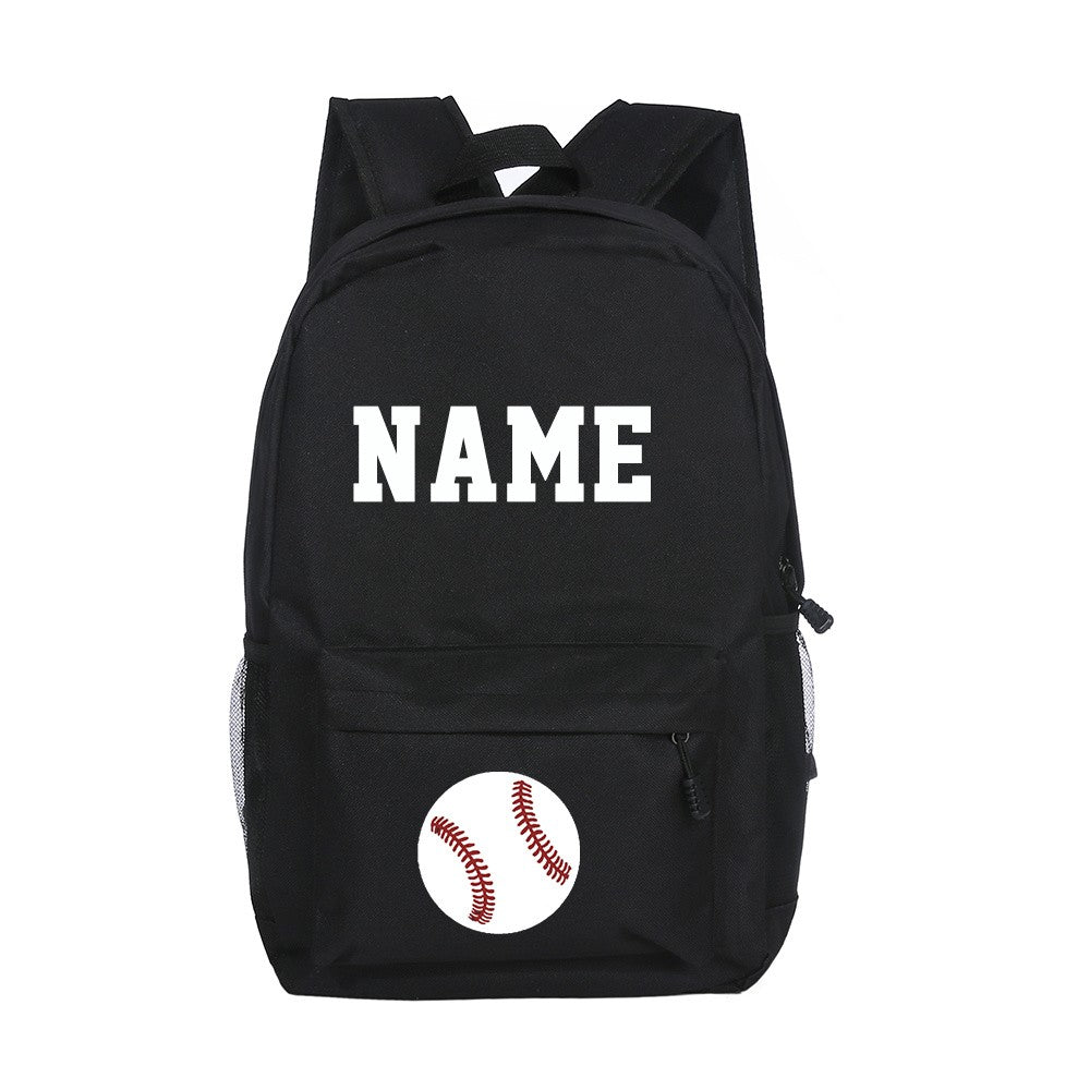 Mochila Escolar Personalizada para Meninos, Futebol, Basquete, com Nome, Mochila de Estudante, Bolsas para Laptop de Adolescentes, Presente de Volta às Aulas