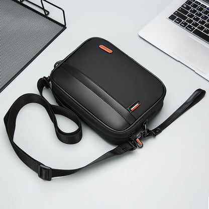 High Quality Soft PU Leather Male Small Shoulder Bag Fashion Men's Mini Handbag Casual Male Day Clutch Phone Bag