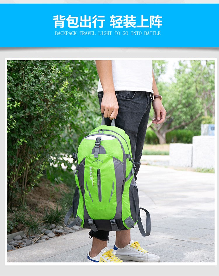 New Camping Backpack 40 Liters Large Capacity Travel Canvas Bag Outdoor Mountaineering Hiking Travel Bag