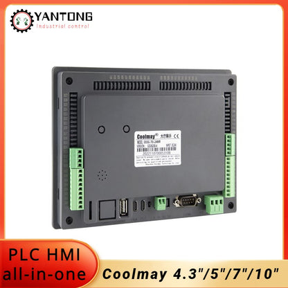 IHM CLP Integrado Tudo-em-Um Coolmay Série QM3G Suporta Personalização Analógica e Ethernet Modelos Disponíveis de 4.3''/5''/7''/10''