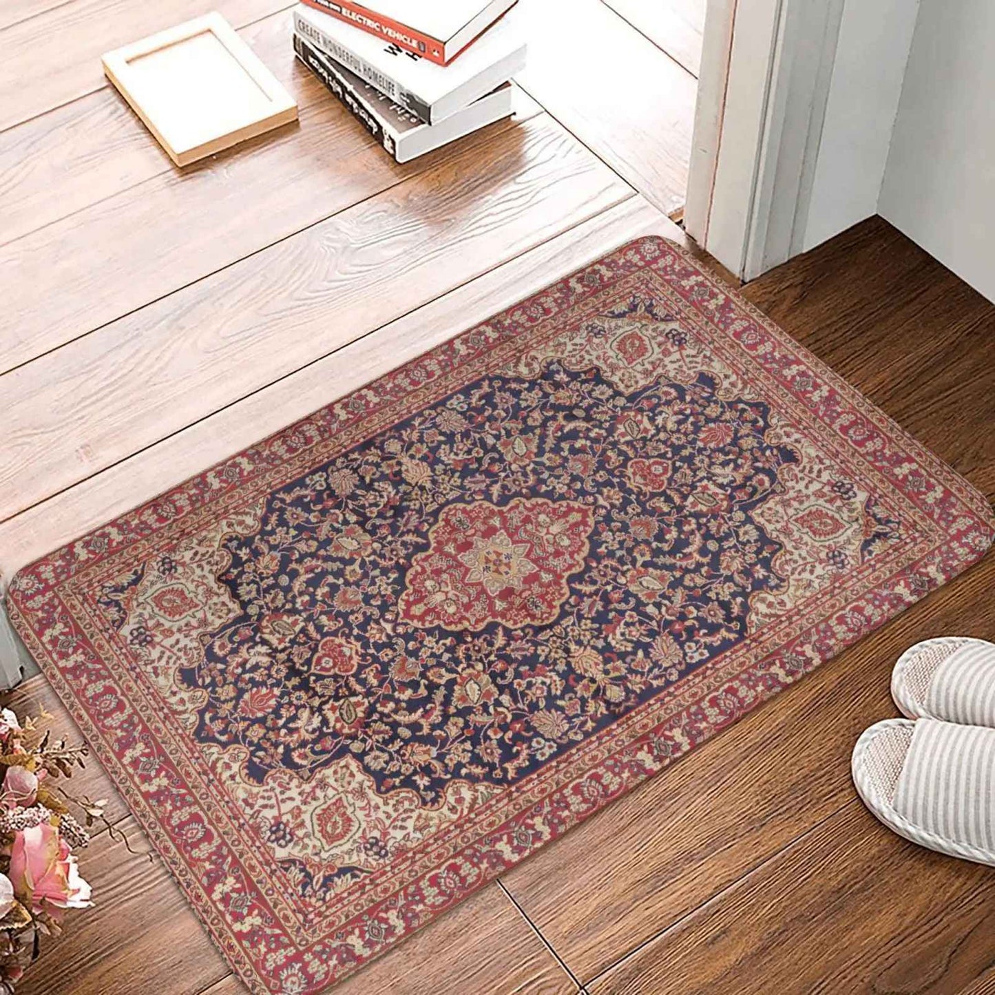 Moroccan Ethnic Decorative Bathroom Mats Small Rugs Soft Kitchen Mats Home Living Room Carpets Entrance Door Mats