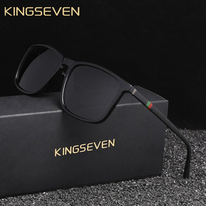 KINGSEVEN Brand Polarized Sunglasses For Men UV400 Protect Eyes Glasses For Holiday Light Weight Fishing Driving Glasses