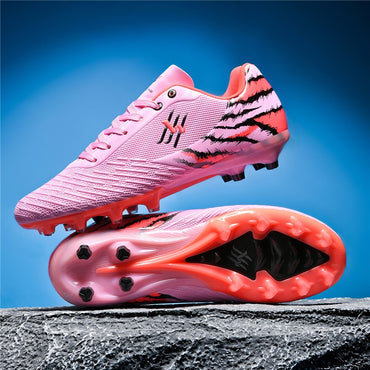 Unisex Youth Soccer Cleats Lightweight FG Football Shoes for Match Training Enhanced Grip Durable Comfortable