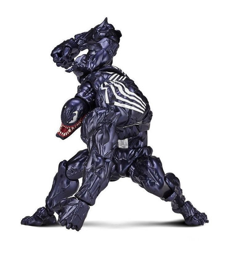 Venom AMAZING YAMAGUCHI legends Boneco de Ação Articulado Modelo de Estátua com Rosto Mutável Colecionável para Crianças Presente Brinquedo