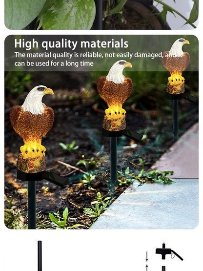 Solar Powered Eagle Lawn Light: Stunning Outdoor LED Garden Decorations Garden Decorative Lights