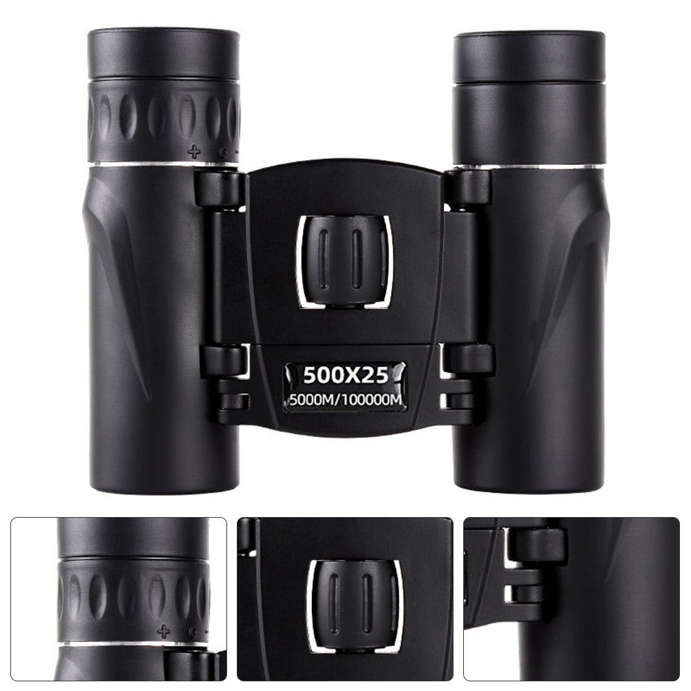 Binóculos 500x25 Telescópio de Longo Alcance HD Poderoso Binóculos Profissionais Equipamento para Acampamento Caça Observação de Pássaros