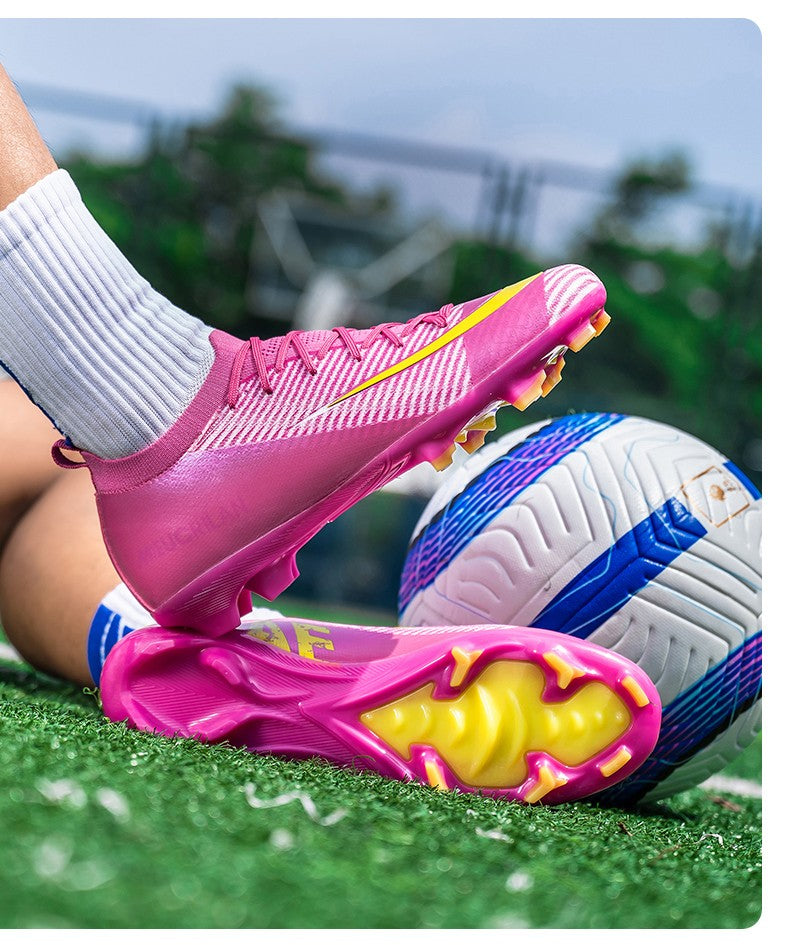New Men Soccer Shoes TF/FG Society Match Cleats Football Field Boots Indoor Professional Training Original Women Football Shoes