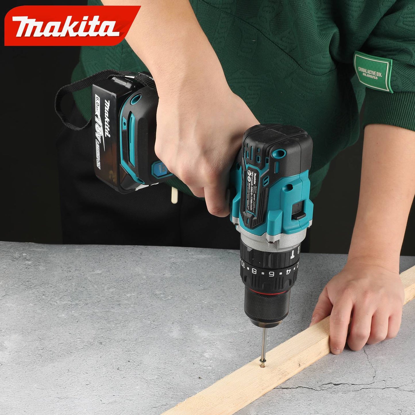 Parafusadeira Furadeira a Bateria Makita DDF487 13mm 18V LXT Motor BL Ferramenta Elétrica Adequada para Bateria 18V