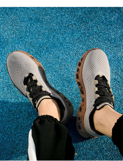 Tênis Masculino com Amortecimento para Corrida Tênis Esportivo Leve Casual Masculino Antiderrapante Tênis Esportivo para Viagens ao Ar Livre Caminhada