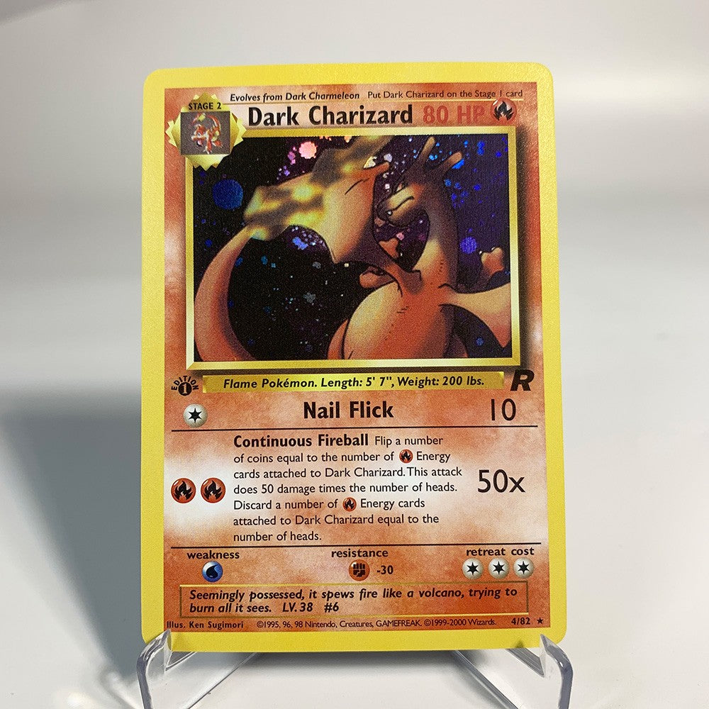 Cards Pokémon Charizard Charizard Brilhante Charizard Holográfico Charizard Ex GX VMX Hobbies Coleção Rara Cartas de Batalha Brinquedos Presentes