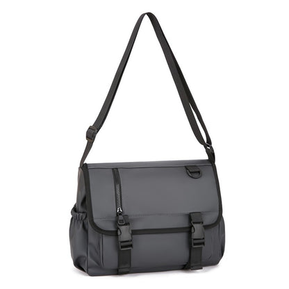 Fashionable Multi Pocket Messenger Bag - large capacity with adjustable strap, daily commuting - durable, travel bag, multi-func
