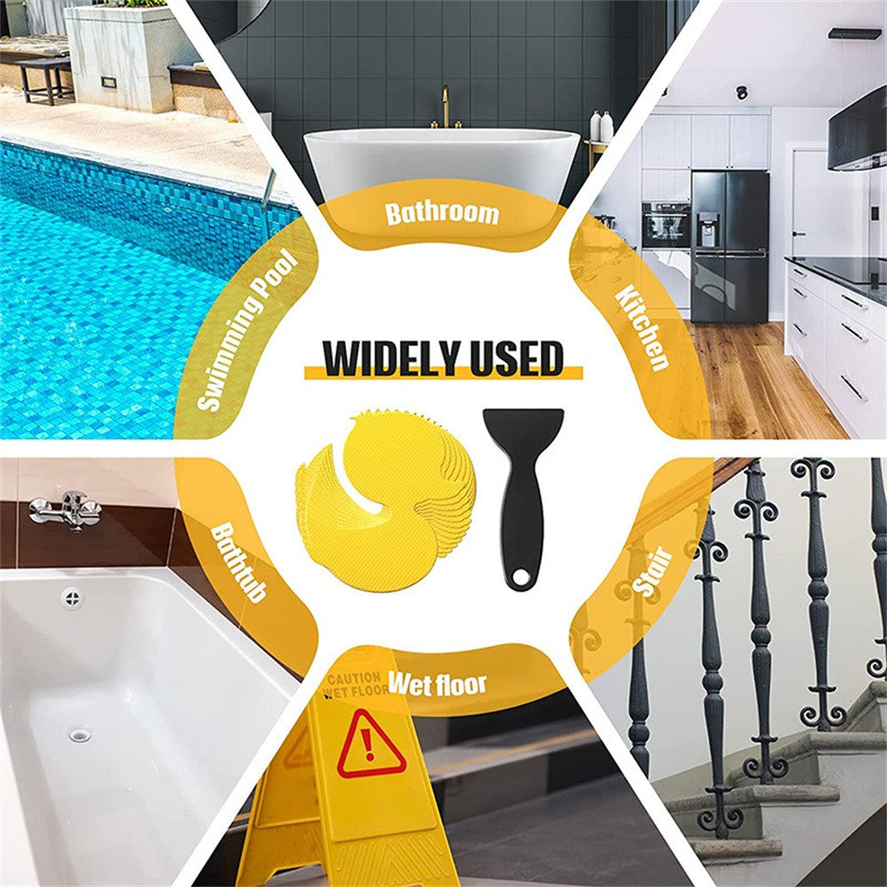 Anti Slip Bathtub Stickers Duck Shape Bathroom Flower Self-Adhesive Non Slip Bathtub Decals Stickers For Bath Shower