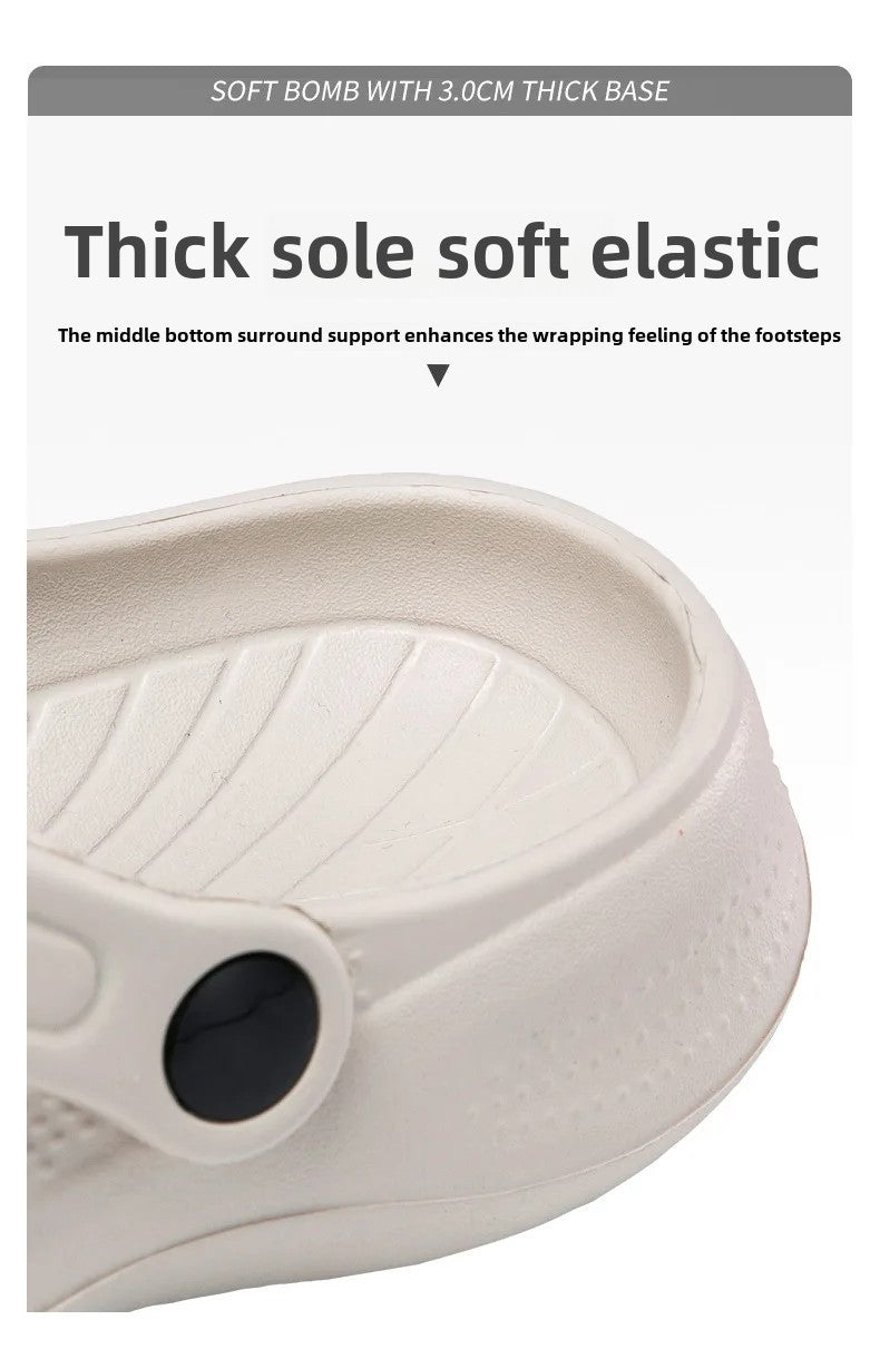 Stock Available 2024 New Large Size Beach Hollow Out Sandals Men's and Women's Garden Shoes Plus Size EVA Sole EVA Strap