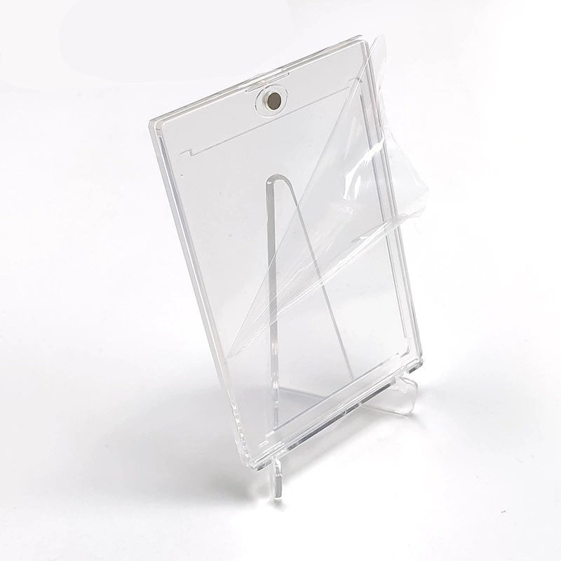 35PT Magnetic Card Holder Set Caixa Expositora Adequada para Cartas Colecionáveis de YuGiOh Pokémon Jogo Esporte Protetor de Acrílico Rígido Brinquedo