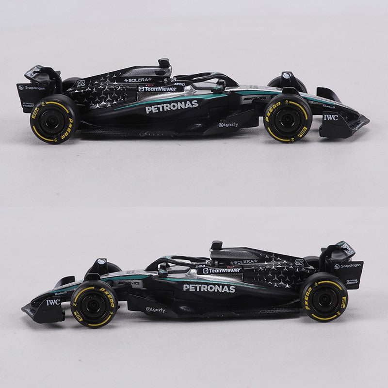 Burago 1:64 Mercedes-AMG F1 W16 Racing Car Alloy Model Car George Russell #63
