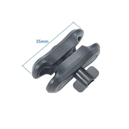 Double socket arm with 17mm Dual Ball Head Adapter for Cellphone holder for Magnetic Phone Mount Foldable Mount Accessories