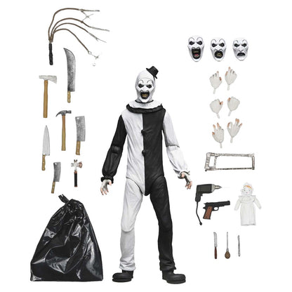 NECA The Ultimate Art the Clown 7" Action Figure Terrifier Damien Leones Model Doll Gift Garage Kit Horror toys 100% Original