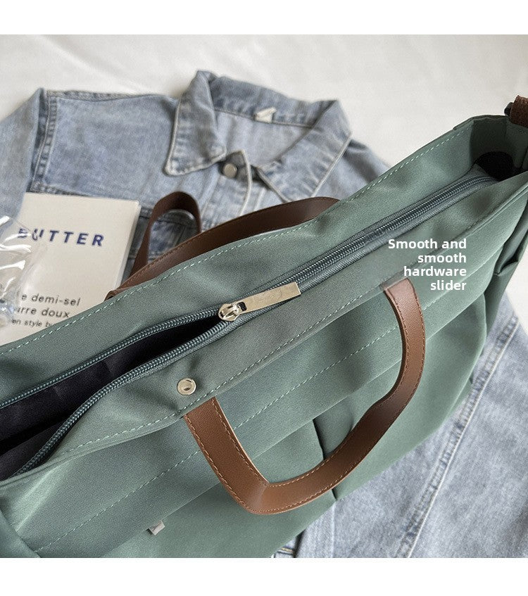 Multi Functional Tote Bag: Durable Nylon Work & Daily Shoulder Purse, Large Capacity Handbag Crossbody Bags for Women Daily Use