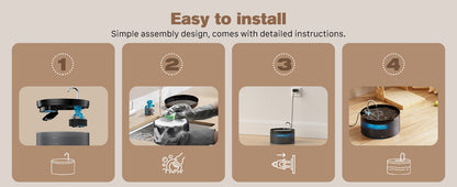 Bebedouro automático para animais de estimação 2,1L Bomba ultra silenciosa torneira para gatos adequado para cães e gatos com sensor USB elétrico
