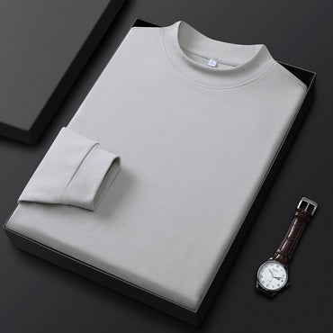 Winter Fleece Thicken Tops Large Size pajamas 6XL 7XL 8XL 9XL Men's Thermal Underwear Tops  Long Sleeve Black