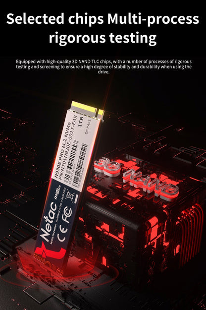 Netac SSD NVMe M2 1TB 128GB 256GB 512GB M.2 SSD NVMe PCIe Disco Rígido SSD Interno para Laptop Desktop