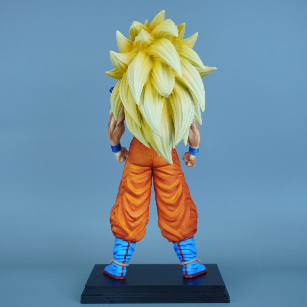 31.5cm/12.4in Anime Dragon Ball Figure Super Saiyan 3 Goku Action Figures Pvc Statue Desktop Ornamen Collection Model Toys Gifts