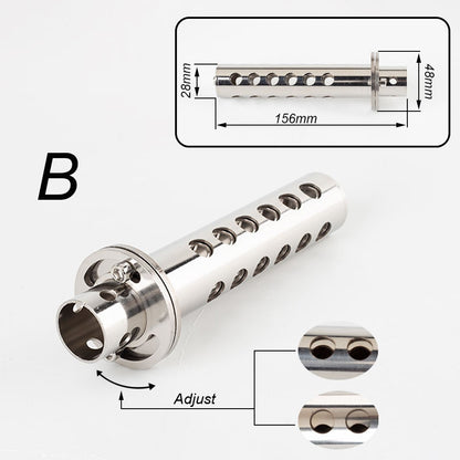 motorcycle exhaust system Rotating Adjustable Motorcycle Muffler 48mm-51mm  DB Killer Muffler Sound Reducer