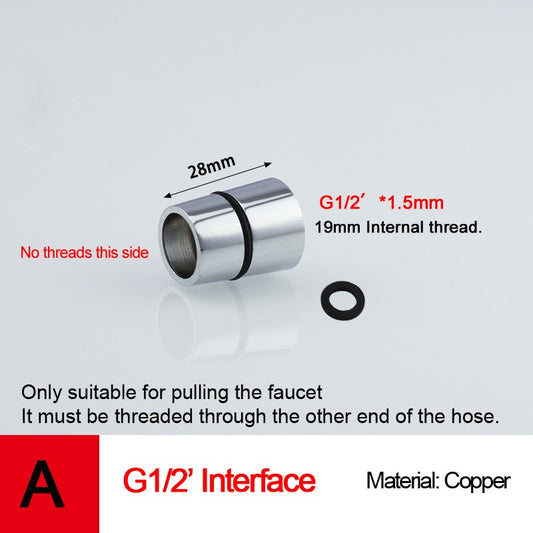 Special Inlet Connection Hose For Pull-out Kitchen/Bathroom Pull-out Fauce M15/M8/M10/Plug In Extension Adapter Pipe