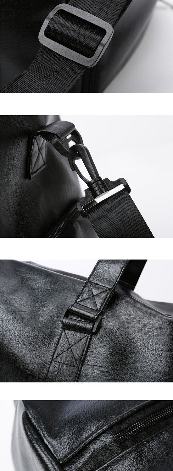 Golf Boston Bag Golf Clothing Bags Travel Business Handbag Large-capacity Crossbody Handbag Soft PU Leather Sports Fitness Gifts