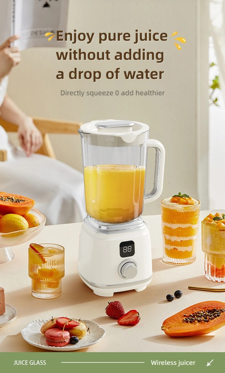 Espremedor TINSOL Novo Lar 10 Lâminas 3000mAh Liquidificador Multifuncional com Botão Espremedor Triturador de Gelo Alta Taxa de Extração de Suco Ferramentas de Cozinha