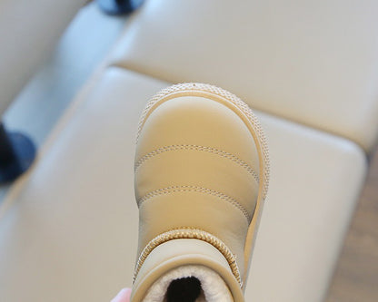 Autumn Winter Baby Boys Girls Snow Boots Children Outdoor Plush Shoes Anti-Slippery Infant Casual Shoes Waterproof Kids Boots