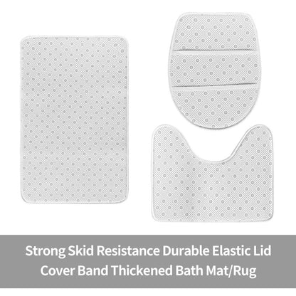 Team Fortress 2 TF2 3 Pcs Bath Mat Bathroom Set Toilet Lid Cover Home Decor Non-Slip Carpet Floor Rug