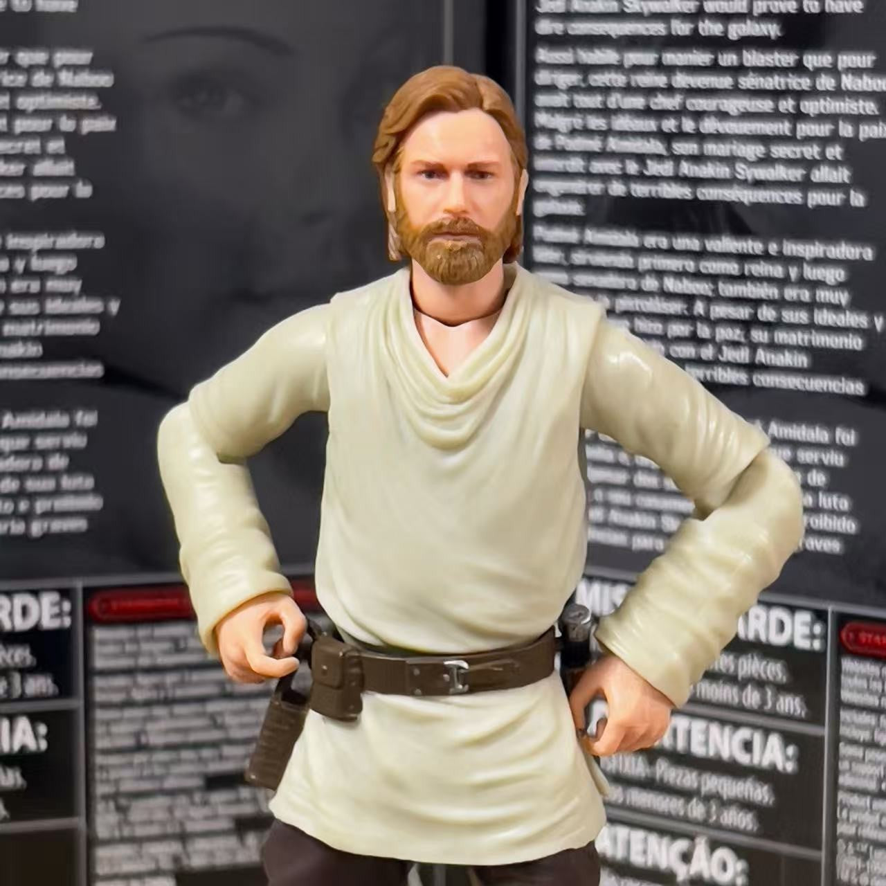 Original 6 Inch Star Wars The Black Series Jedi TV Obi Wan Kenobi Action Figure Toys Collection