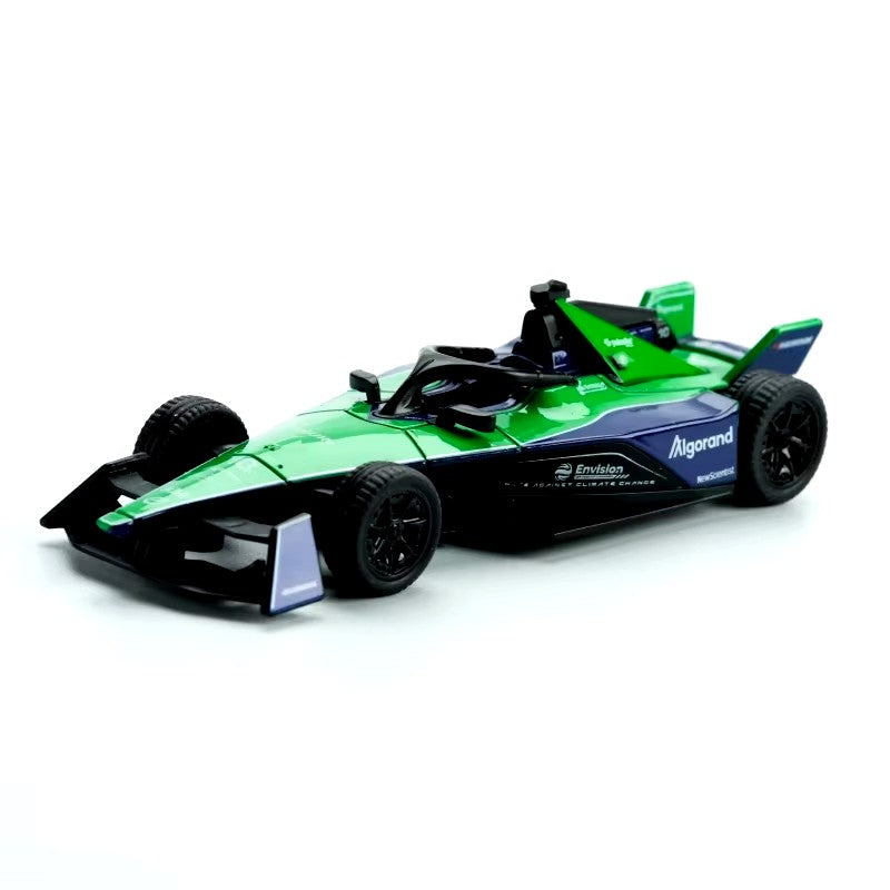 1:43 FORMULA E NEOM Formula Racing Alloy Car Diecasts & Toy Vehicles Car Model Miniature Scale Model Car For Children