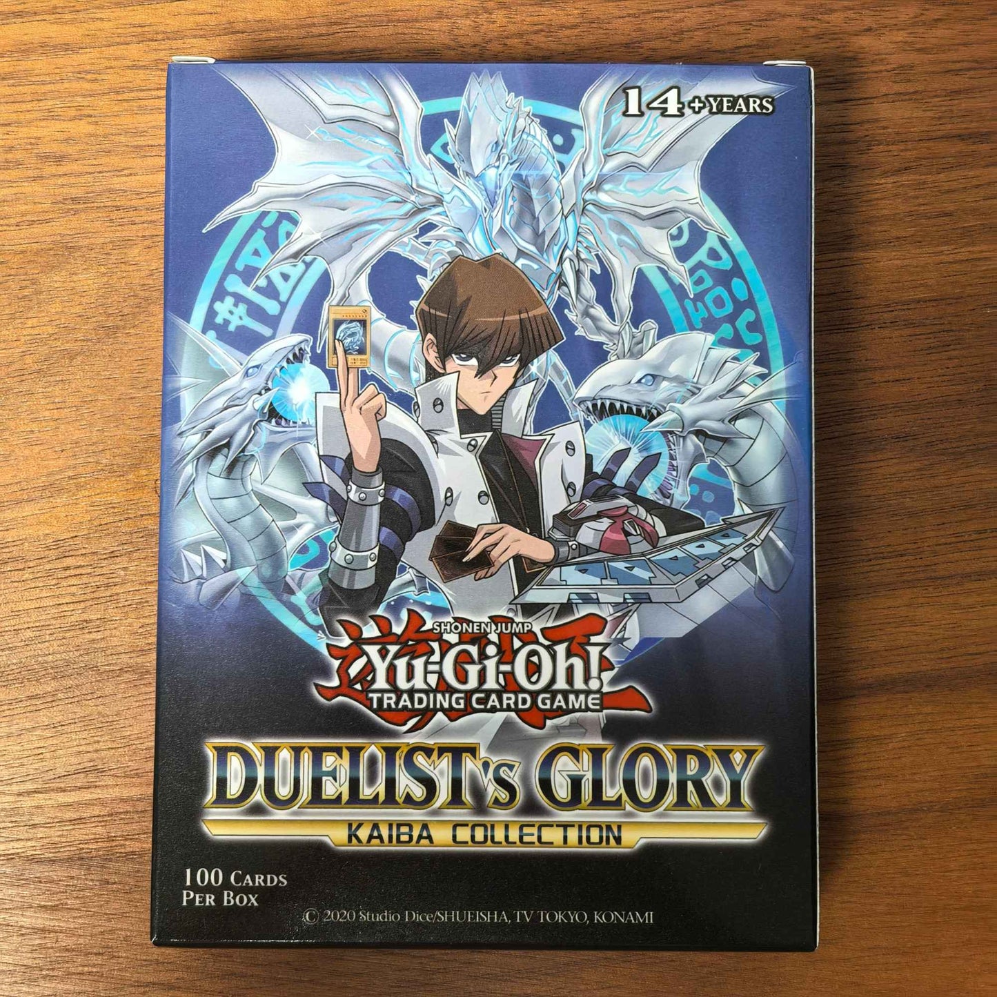 100 unidades Yu-Gi-Oh Anime Style Cards Olhos Azuis Estilo KAIBA Yugioh DUAL MONSTER Clássico Proxy DIY Card Presente Infantil