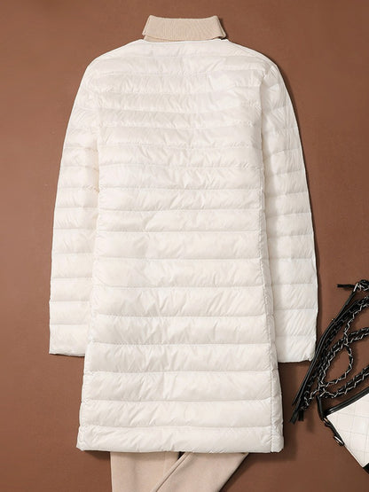 S/M Women Winter Coats 2024 New Autumn Winter O-Neck Female Thin Duck Down Jackets Portable Windproof Puffer Parkas 0-10?