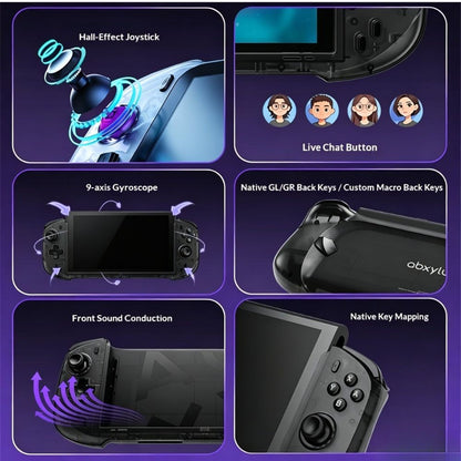 Abxylute N6 Deck-Style Controller For Switch 2 Hall Effect Joystick Native GL/GR Button Native HD Vibration Pro Handle NS2 Gifts