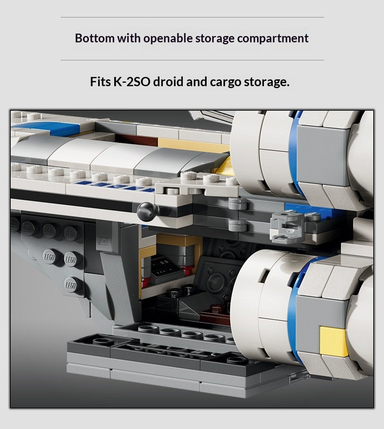 LEGO Building Blocks for Star Wars LG-75399U Wing Fighter, Boys' and Children's Toys, Birthday and Christmas Gifts