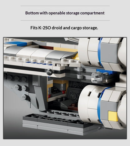 LEGO Building Blocks for Star Wars LG-75399U Wing Fighter, Boys' and Children's Toys, Birthday and Christmas Gifts