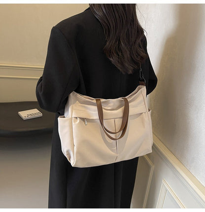 Multi Functional Tote Bag: Durable Nylon Work & Daily Shoulder Purse, Large Capacity Handbag Crossbody Bags for Women Daily Use