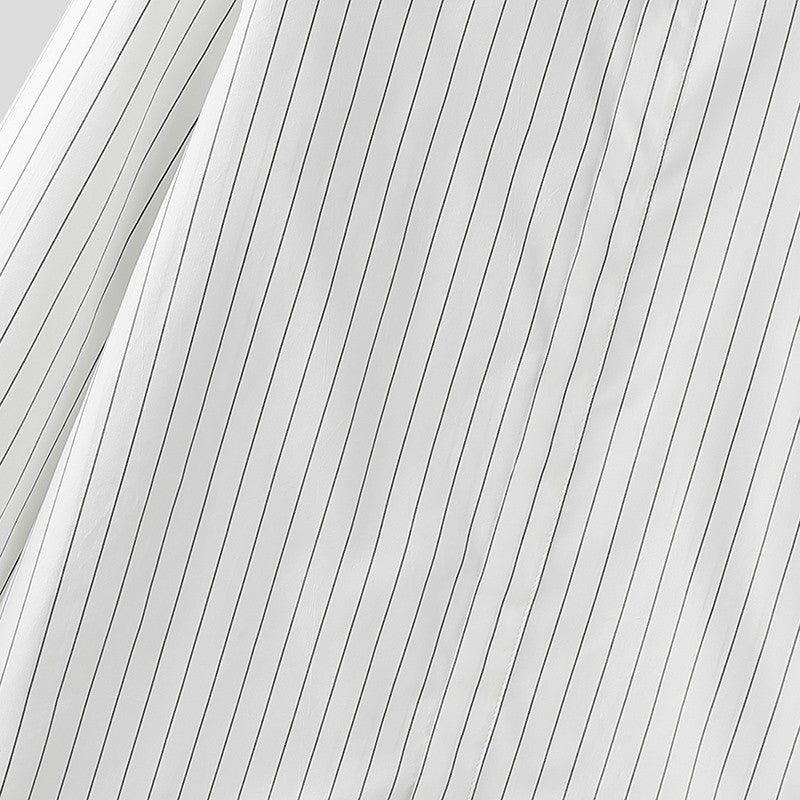 INCERUN Men Striped Shirt Lapel Long Sleeve Loose Casual Men Clothing Streetwear 2025 Korean Style Fashion Male Shirts Tops