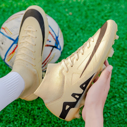 New Men High-top Football Boots Grass Cleats Non-Slip Soccer Shoes Futsal Sneakers High-quality Match Indoor Hot-selling Outdoor