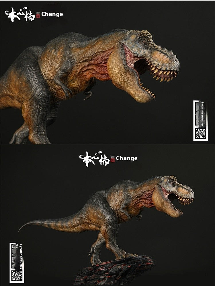 Tiranossauro Rex Eterno Rei Dinossauro Adulto e Infantil Modelo de Brinquedo Figura Enfeite de Mesa Coleção Presente de Festival Surpresa