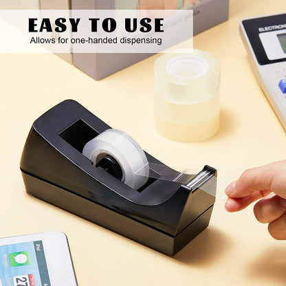 1/2pcs Desktop Tape Dispensers - Non-Slip Base - Heavy Duty Tape Dispenser - Perfect for Office Home School (Tape Not Included)