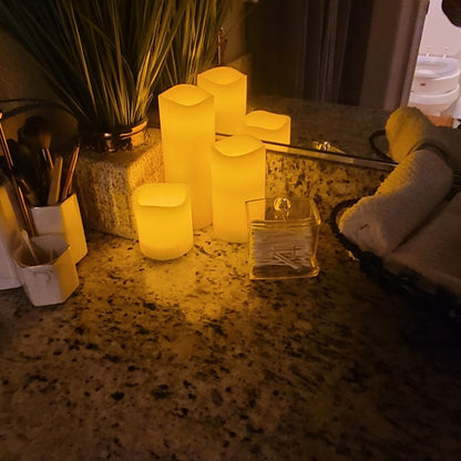 24/12PCS With Battery Flickering LED Candle Tealights Flameless Wedding Home Christmas Decor Candle Battery-powered Night Light
