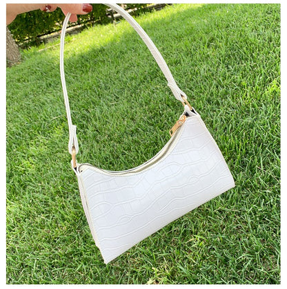 Fashion Exquisite Shopping Bag Retro Casual Women Totes Shoulder Bags Female Leather Solid Color Chain Handbag for Women 2024