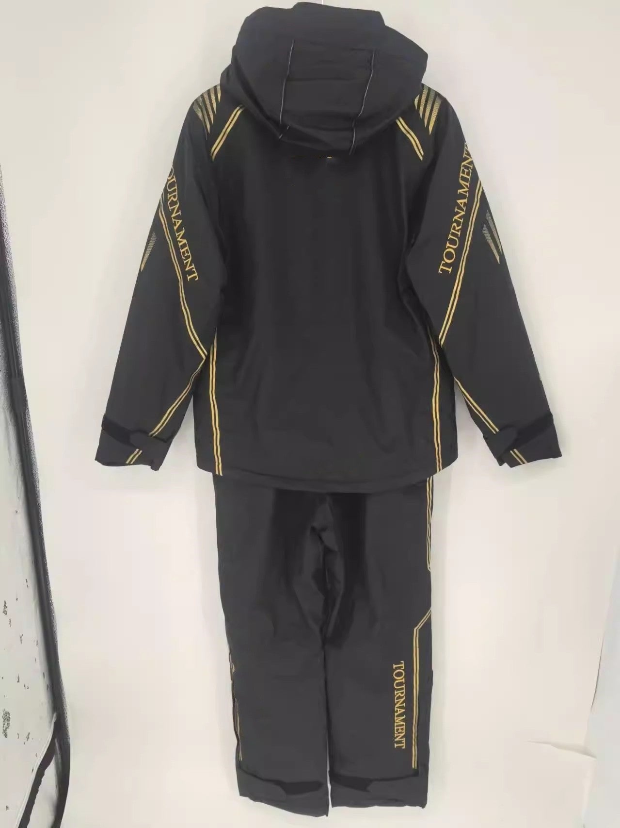 Jaqueta e calça de pesca DW à prova d'água, trajes de lã quente GOTX com logotipo, DR-1008T, conjunto de roupas de inverno, novo, 2 peças