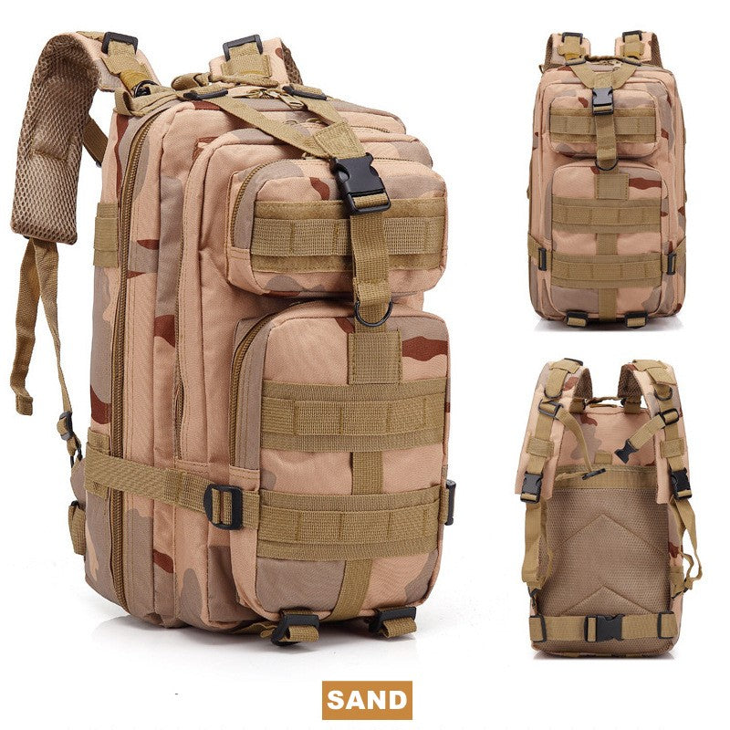 Mochila Tática Militar de 30L em Nylon 900D Impermeável para Esportes ao Ar Livre, Acampamento, Caminhada, Trekking, Pesca e Caça