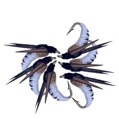 5 Peças Latão Beadhead Pavão Herl Buzzer Fly Isca de Pesca no Gelo Jig Ninfas Larvas para Pesca de Truta Perca Bluegill