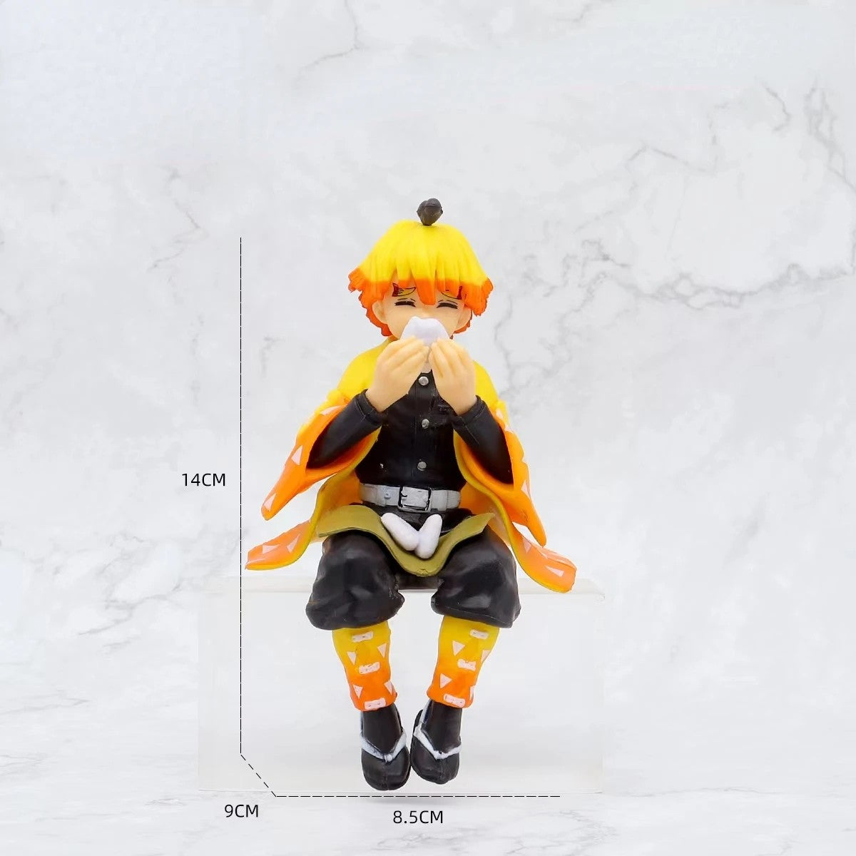10-15cm Anime Demon Slayer Figura Kamado Tanjirou Nezuko Sentado Posição Action Figure PVC Modelo Boneca Coleção Brinquedo Presente
